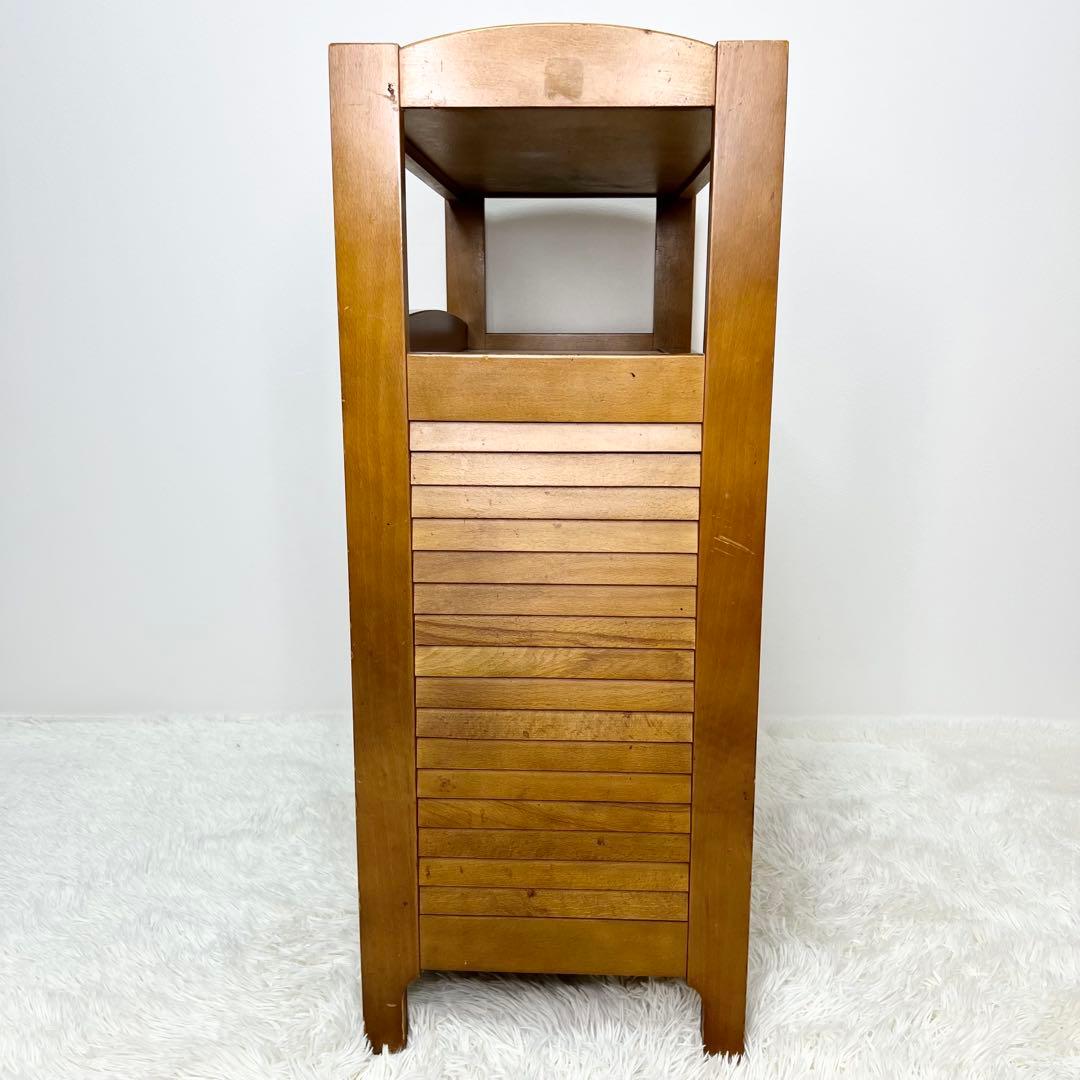 karimoku カリモク家具 電話台 レトロ キャビネット 木製 ビンテージ