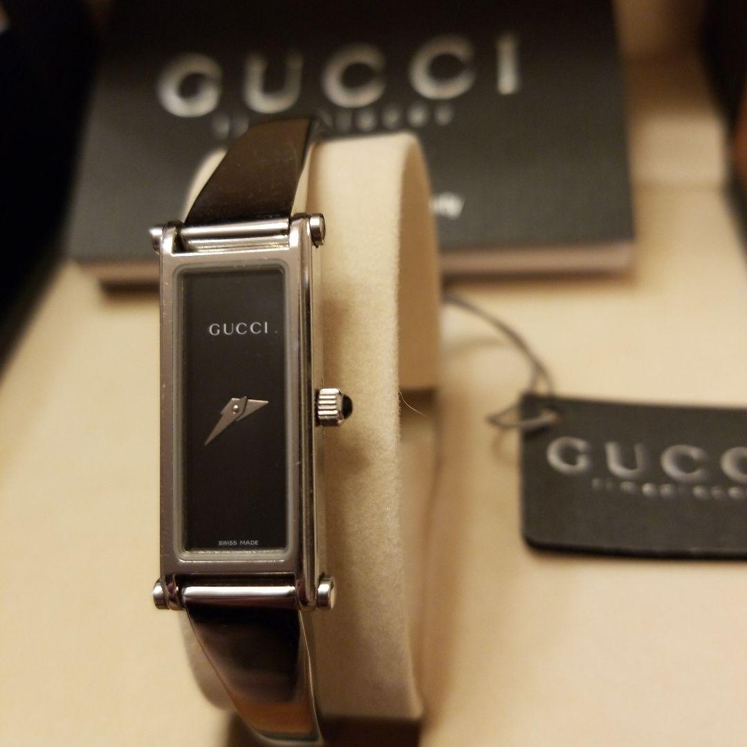【すべて揃って美品】GUCCI＊ バングルウオッチ1500L