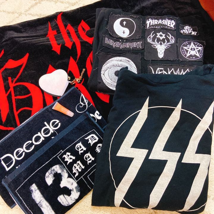 【値下げ！】ガゼット フードタオル・パーカー2点グッズセットtheGazettE