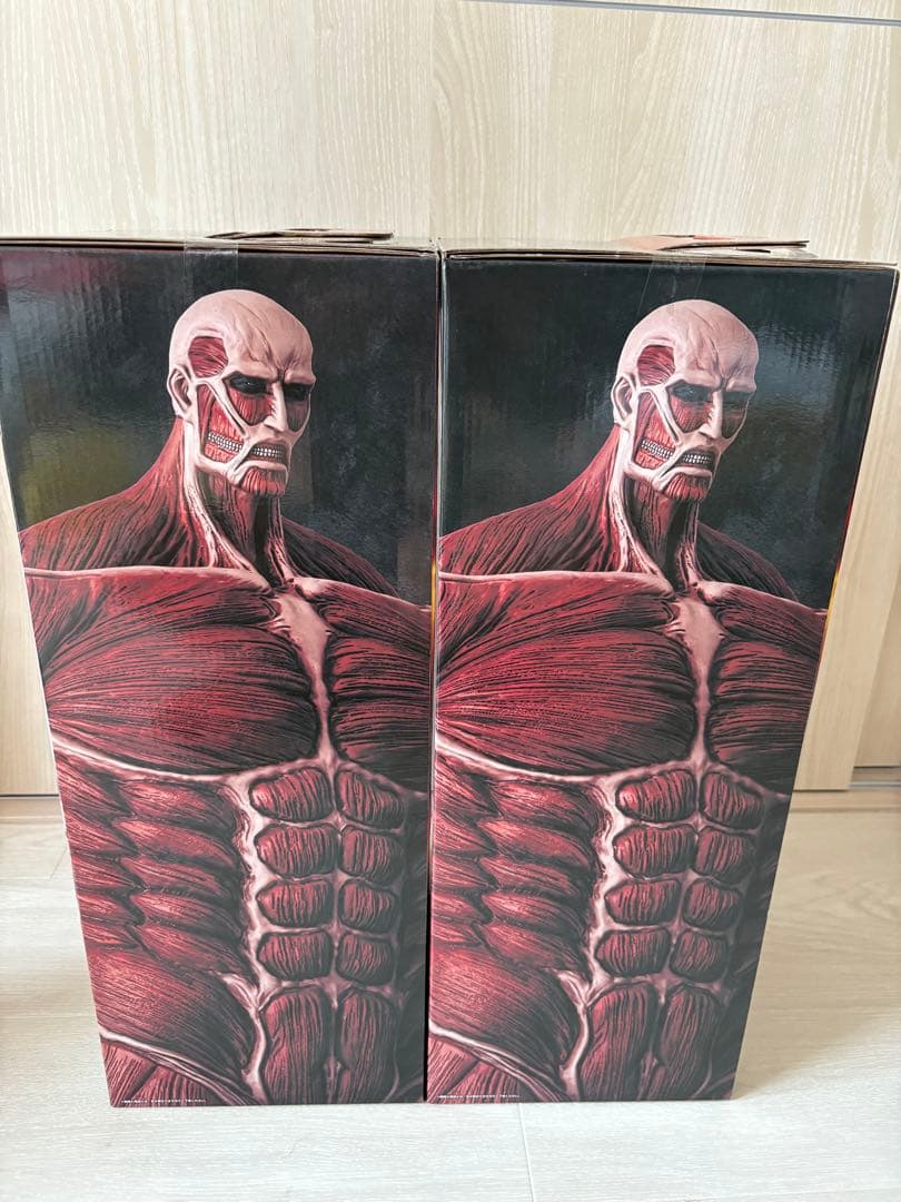 進撃の巨人 MEGA IMPACT 一番くじ　超大型巨人　ラストワン　2体