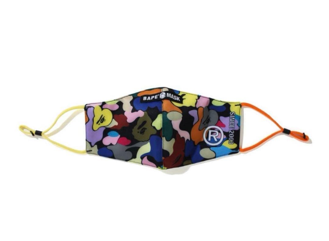 BAPE 1ST / ABC / MULTI CAMO MASK (4個セット)