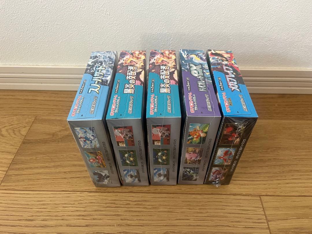 ポケモンカードゲーム シュリンク付きボックスまとめ売り