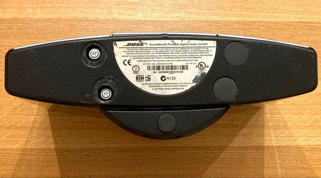 Bose SoundDock ポータブル スピーカー N123 iPod 取説有