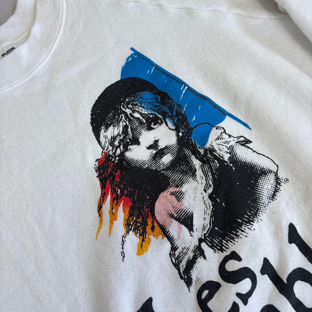 【80s】レミゼラブル　Tシャツ スウェット　オペラ座の怪人　美女と野獣