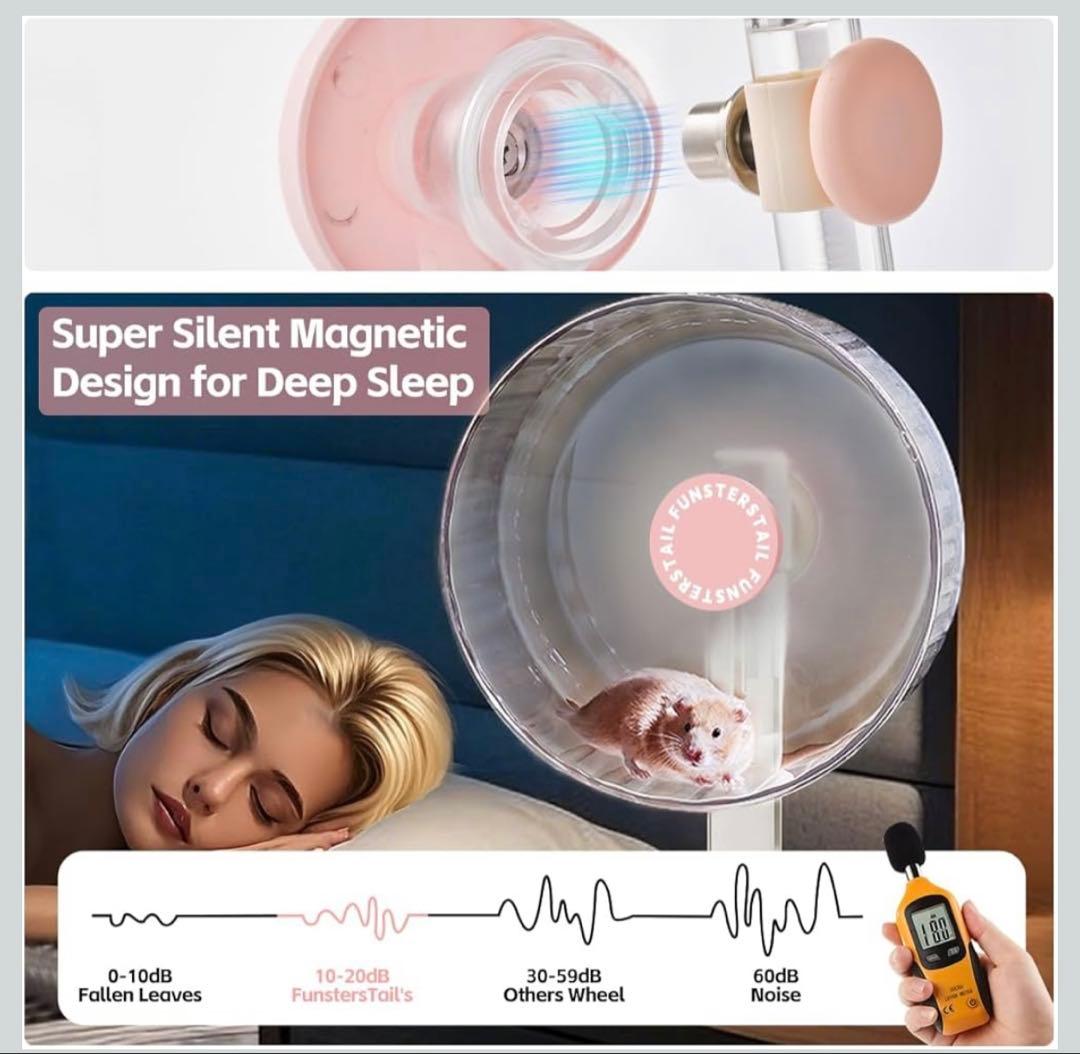 BUCATSTATE ハムスター用サイレント回し車tiktok大人気