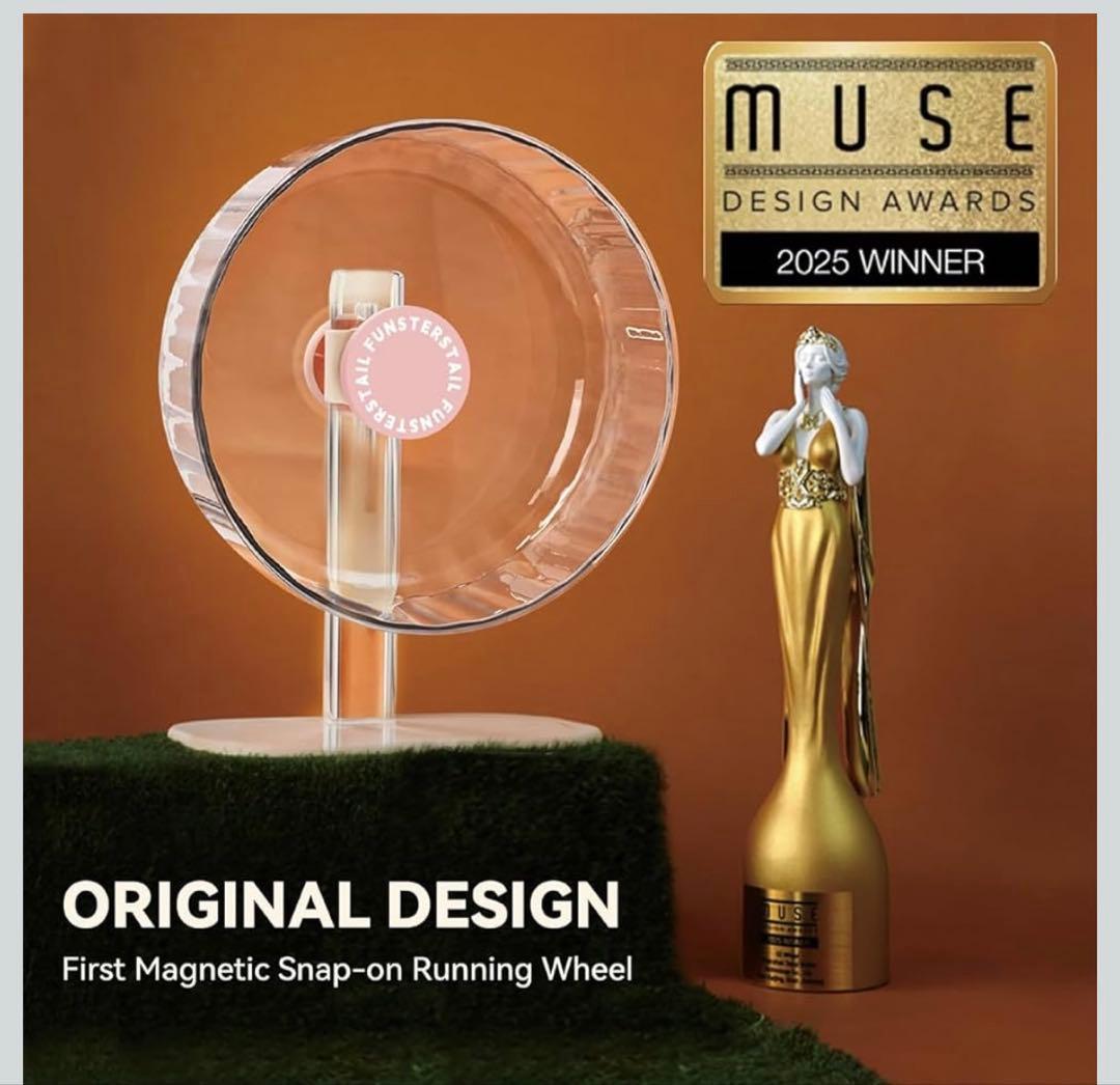 BUCATSTATE ハムスター用サイレント回し車tiktok大人気