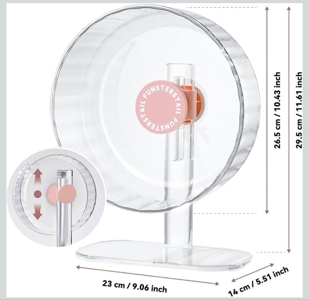 BUCATSTATE ハムスター用サイレント回し車tiktok大人気