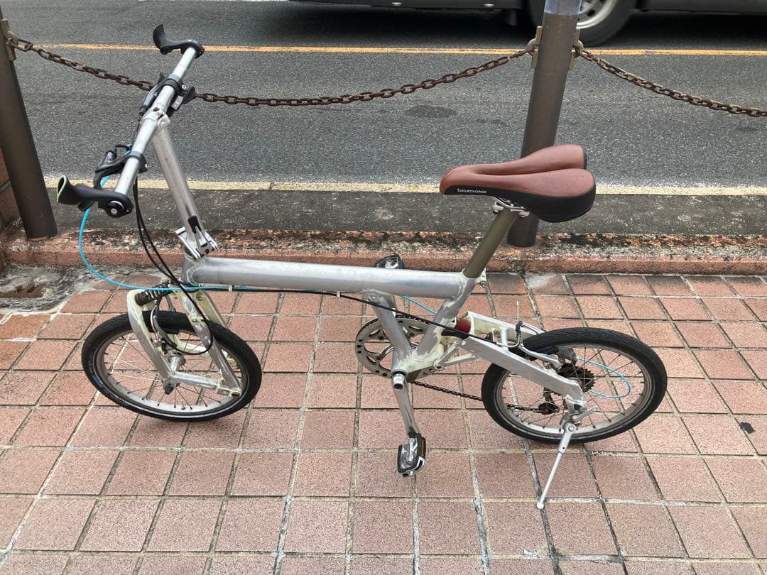 bd-1 ⭐︎アルミポリッシュ1×8速⭐︎折りたたみ自転車