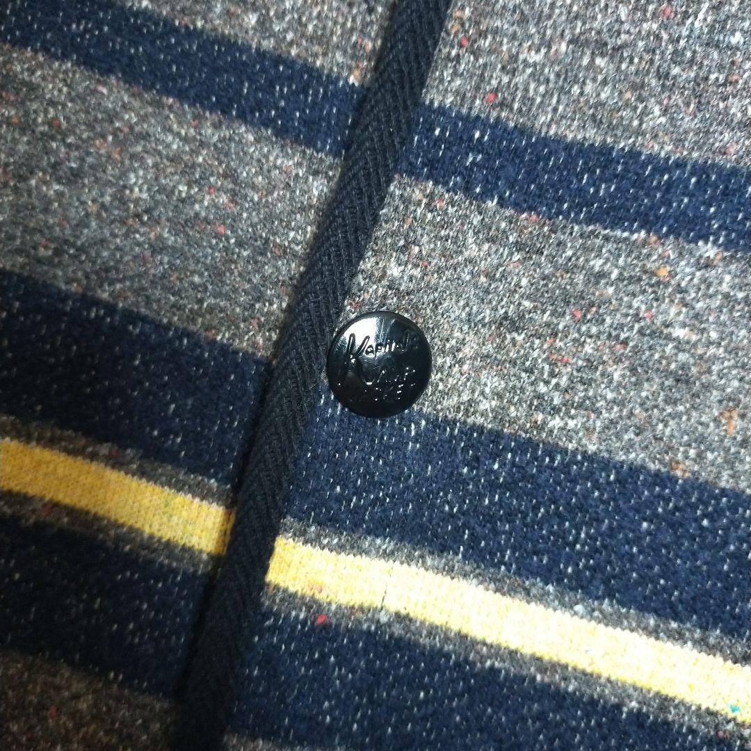 KAPITAL フード付きストライプジャンパー