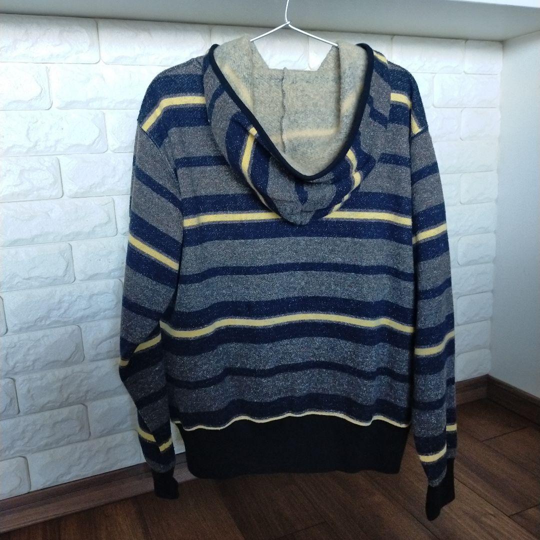 KAPITAL フード付きストライプジャンパー