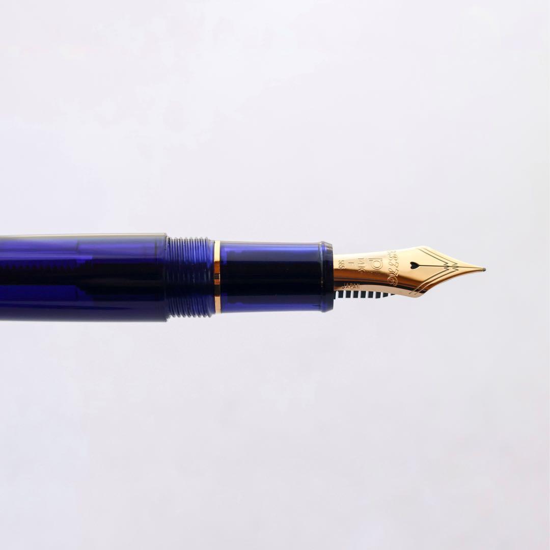 湯*豆様 プラチナ万年筆　#3776 センチュリー　シャルトルブルー　細字F