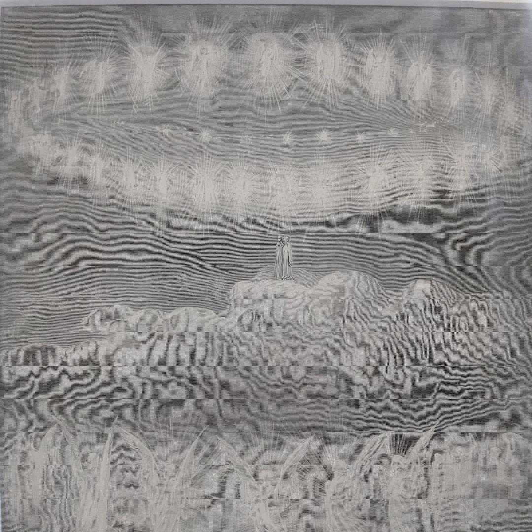 ギュスターヴ ドレ　木口木版『神曲ダンテ 天使の輪』1800年代後半制作