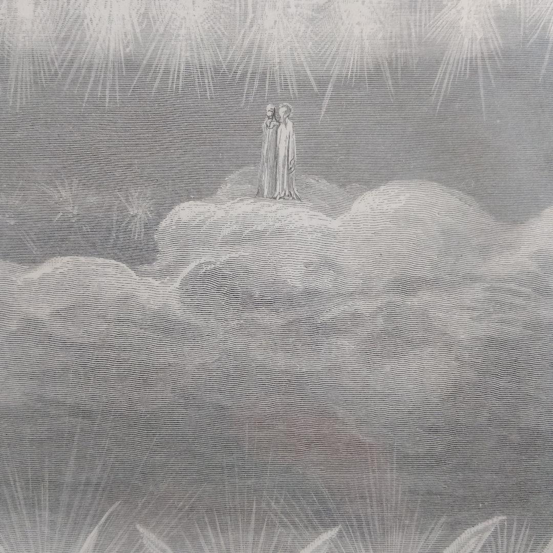 ギュスターヴ ドレ　木口木版『神曲ダンテ 天使の輪』1800年代後半制作