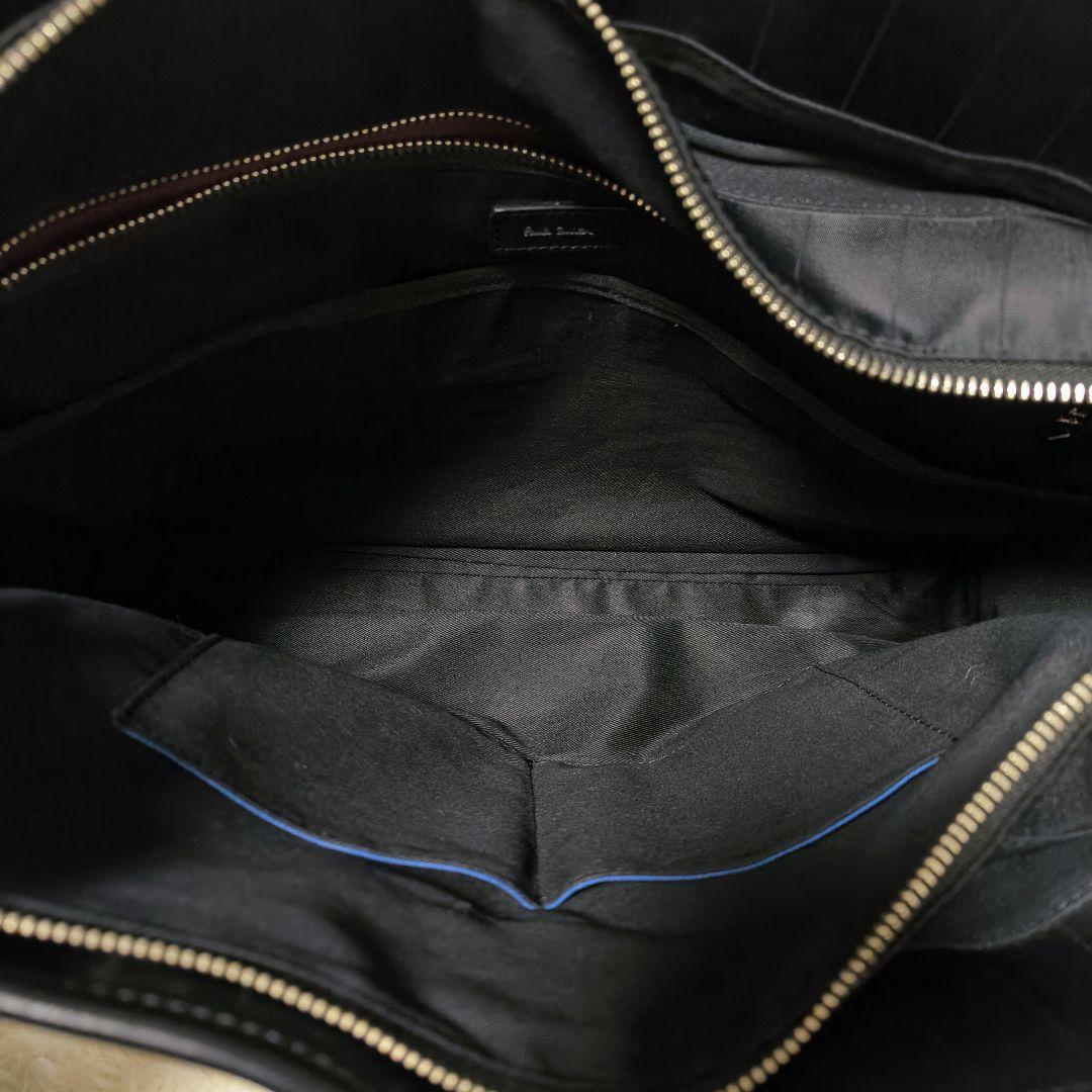 【美品】Paul Smith 2way ビジネスバッグ A4収納 ストライプ
