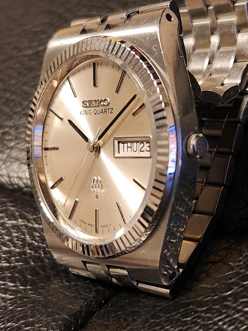 た*わ様 希少SEIKOセイコー　キングクォーツ ツインクォーツ　美品動作不明