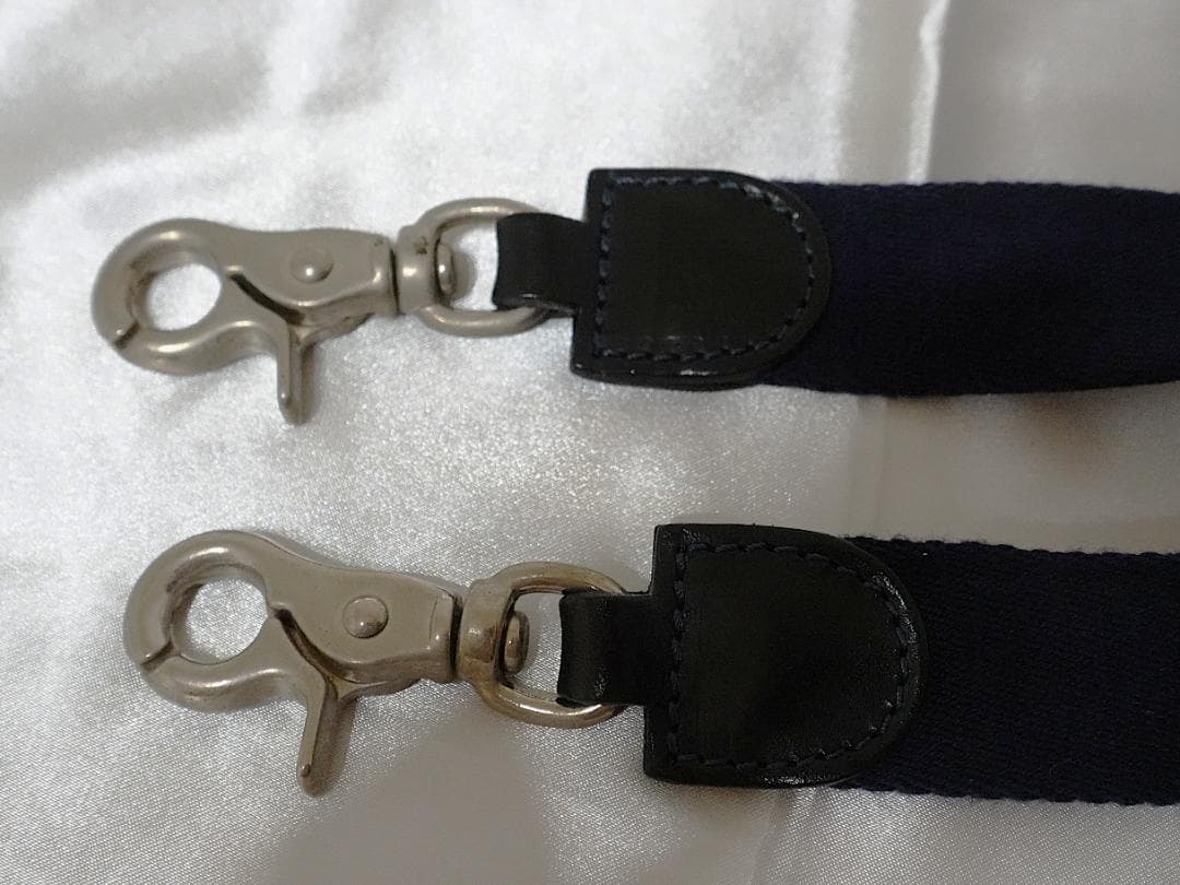 フェリージ Felisi ２wayビジネスバッグ ネイビー 本革・ナイロン