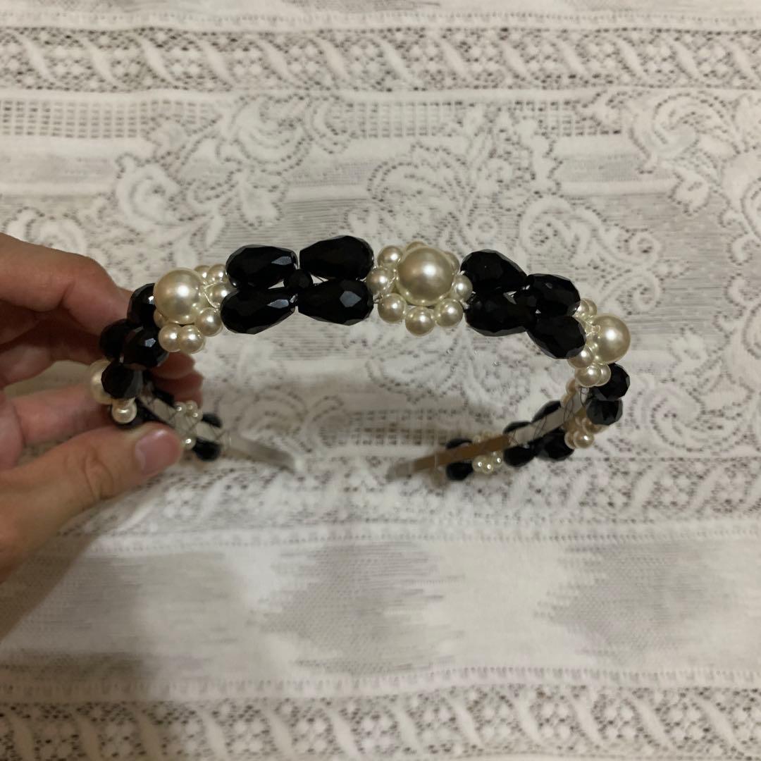 Simone Rocha ビーズ　パールカチューシャ