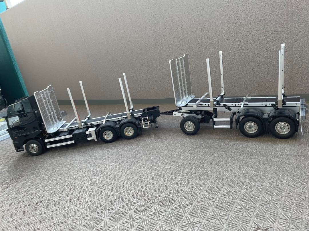 1/14 プロフィア　原木フルトレーラー　フルオペ　タミヤ ティンバートラック