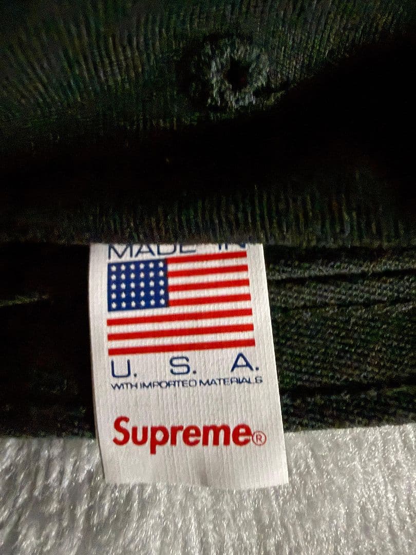 Supreme ブラック キャップ