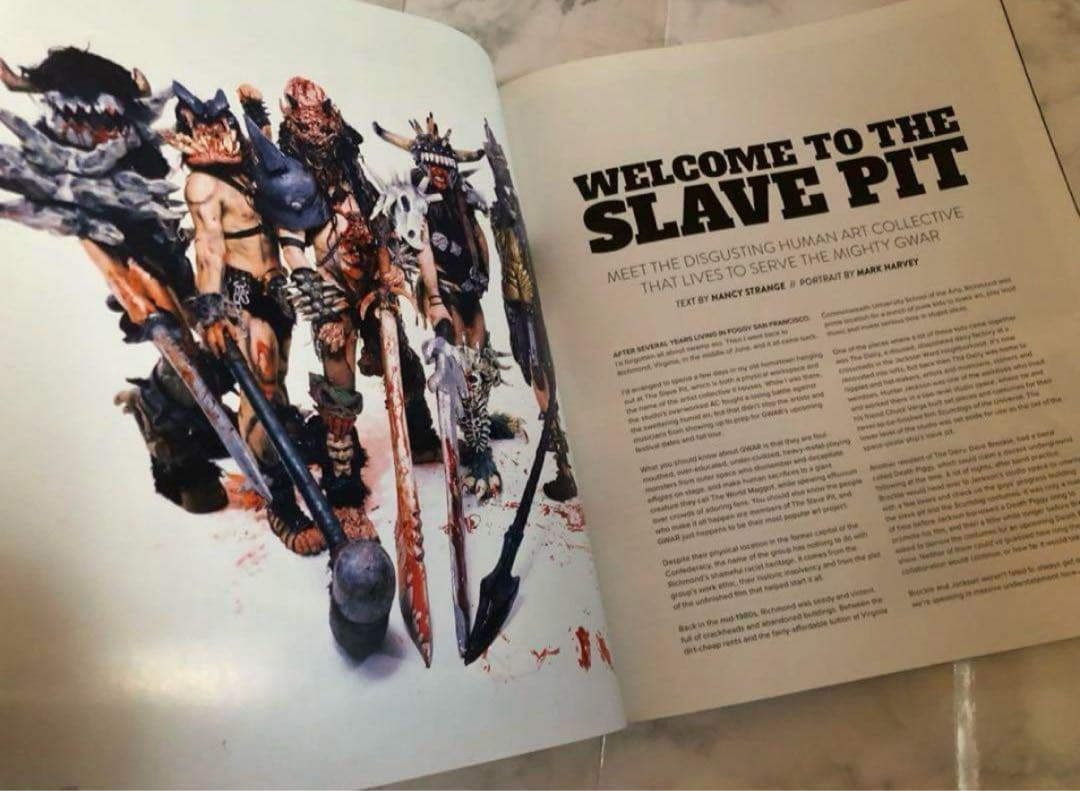 GWAR 90s ヴィンテージTシャツ JAXTAPOZ GWAR 表紙