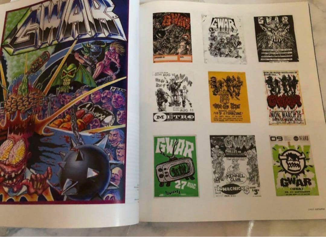GWAR 90s ヴィンテージTシャツ JAXTAPOZ GWAR 表紙