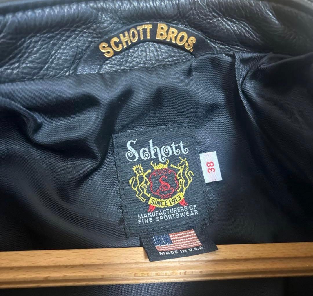 定価約18万 超美品 希少 Schott 541xx 38サイズ