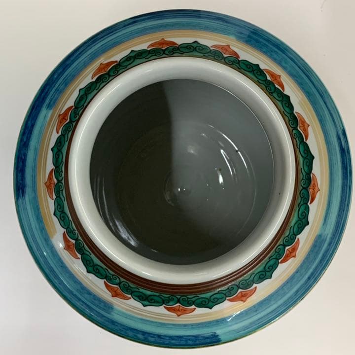 【花瓶5】九谷焼   釉裏金彩花文　8号　大田健次郎