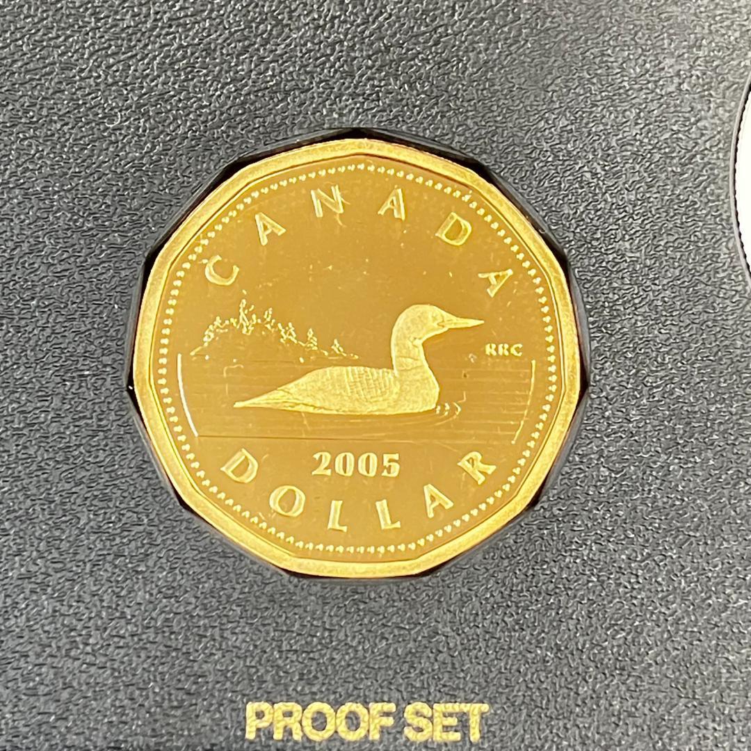 カナダ国旗40周年記念 プルーフ貨幣セット 2005年