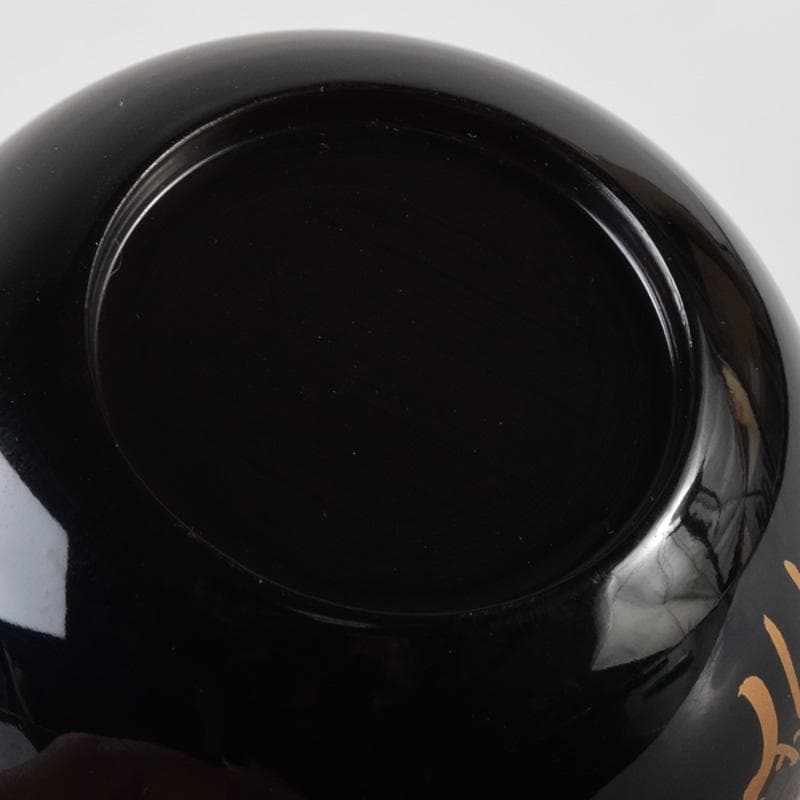 茶道具　加賀蒔絵師　中村湖舟作　松竹梅蒔絵　中棗　共箱　V　7214