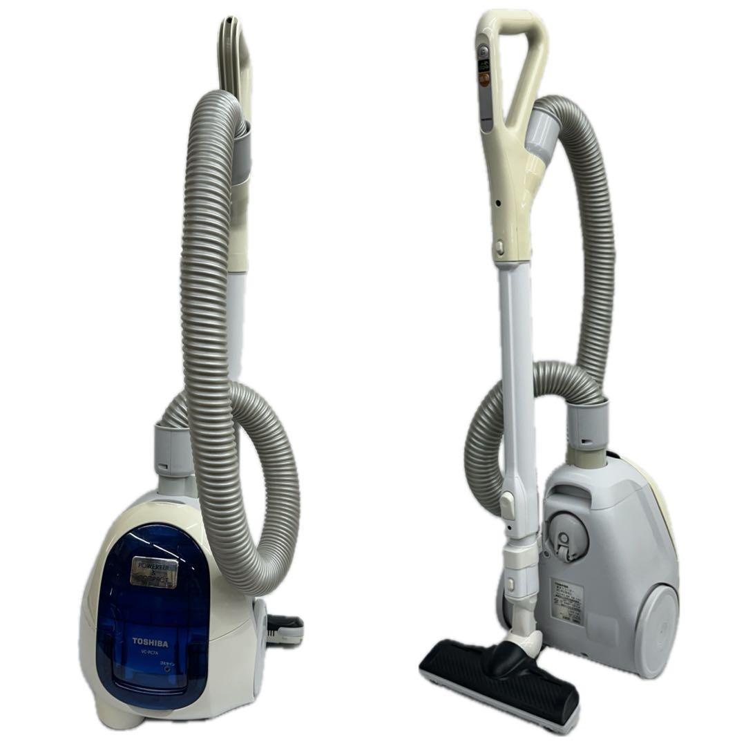 動作保証　東芝　掃除機　VC-PC7A（L）2019年製　中古　格安　本体セット