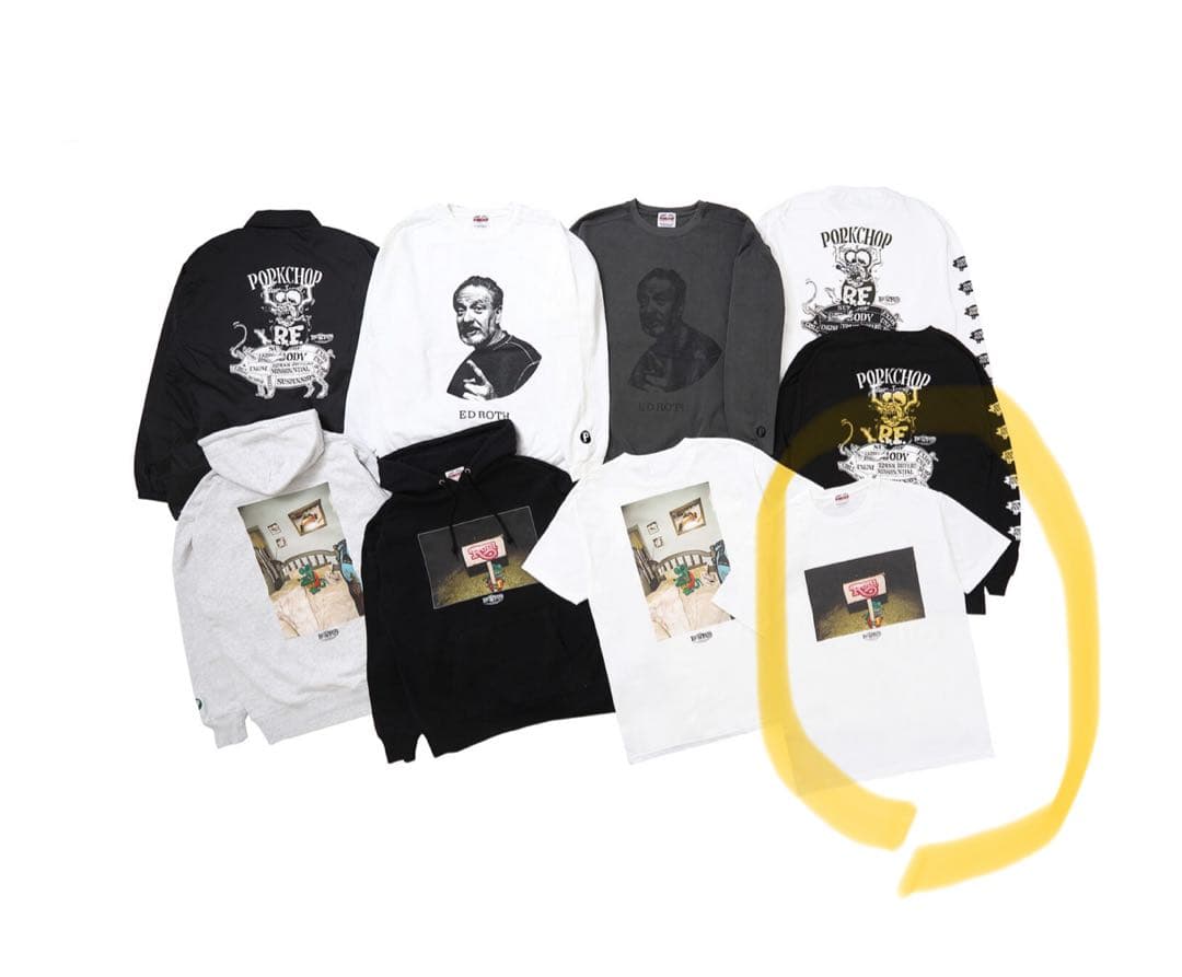 PORKCHOP×Rat Fink TEE