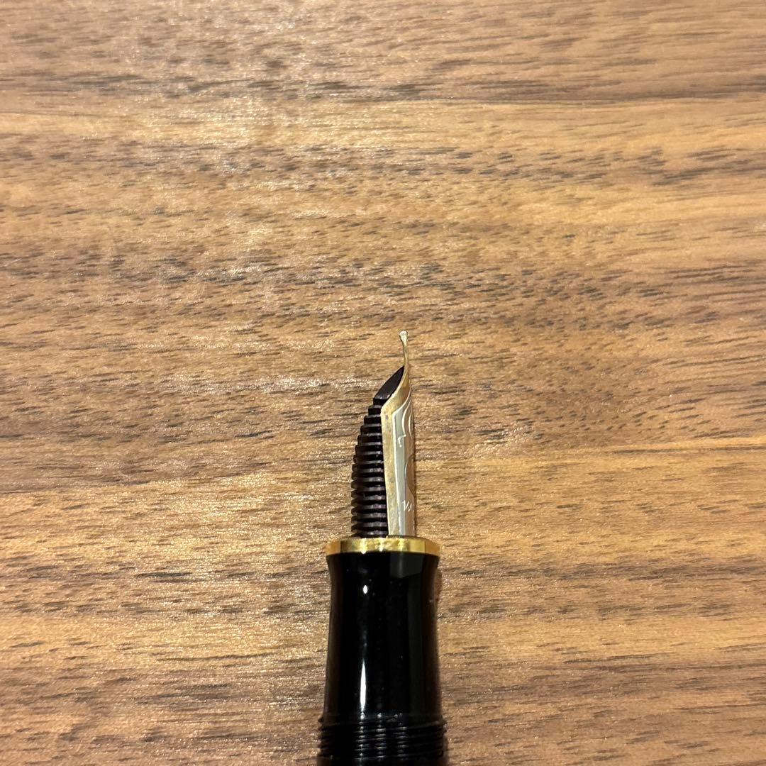 ペリカン M400 万年筆 赤縞 14C-585 F