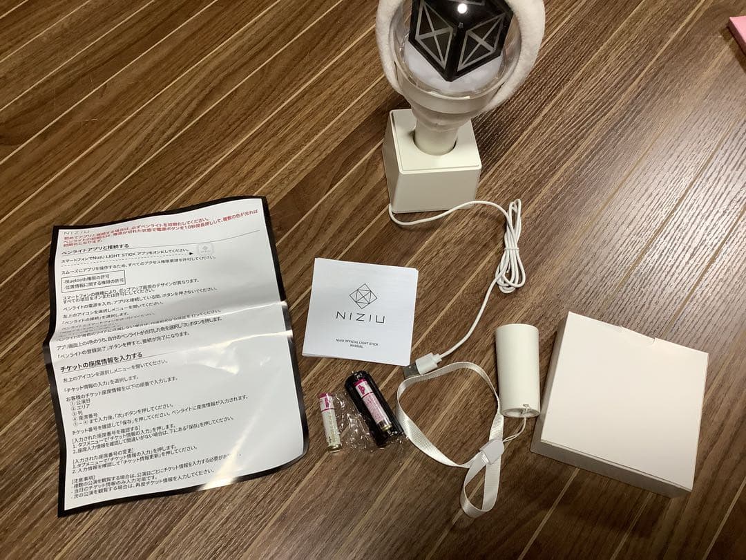 G*a様 NiziU ペンライト Llanu CD タオル 置物 セットRIMA