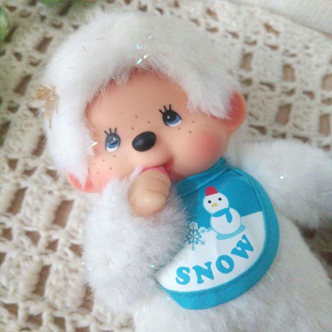 :*s様 セキグチ冬期限定 モンチッチ 白キラキララメ 雪国ご当地 レア美品