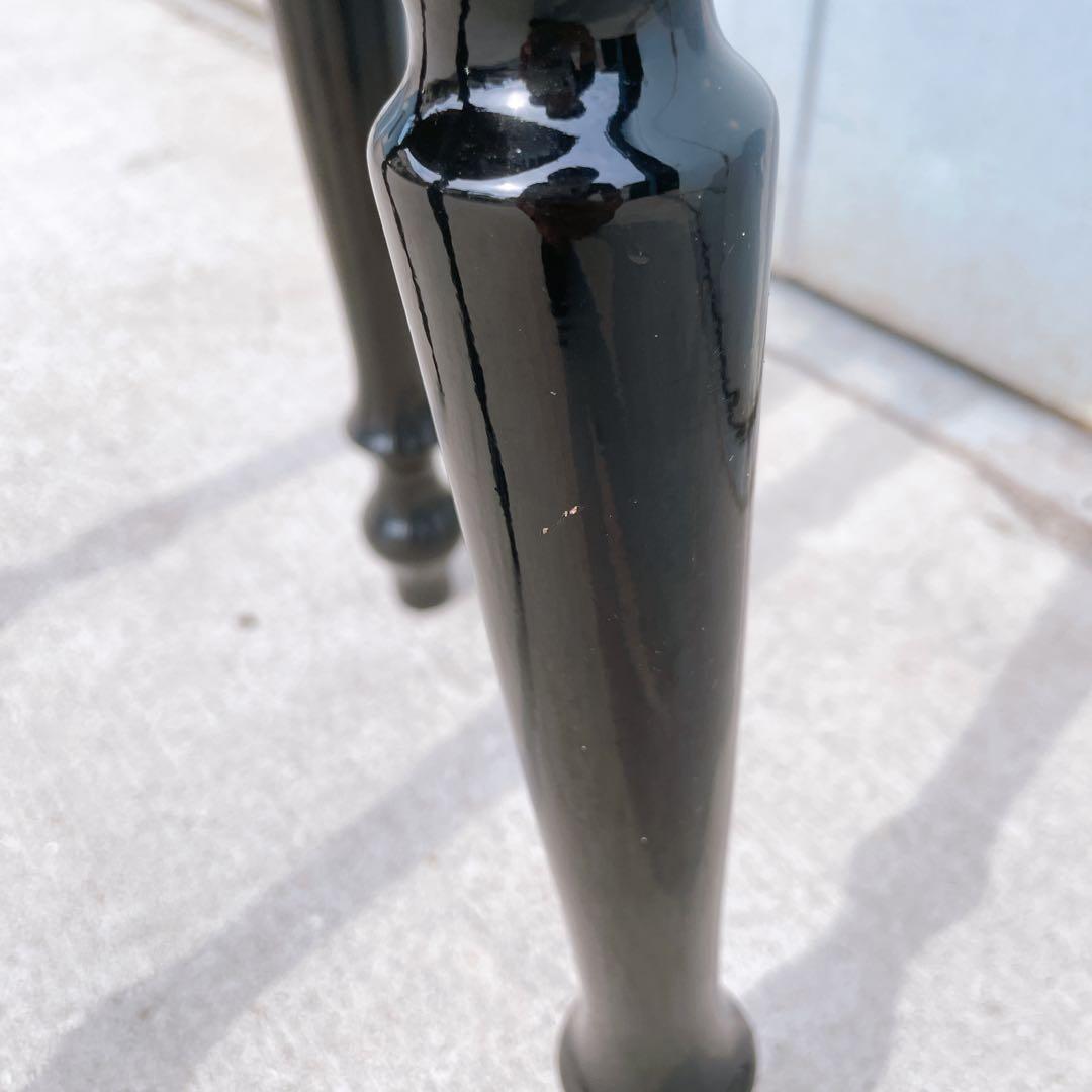 【美品送料込】イタリア ドマン バーズアイ 象嵌 スツール 花台 サイドテーブル