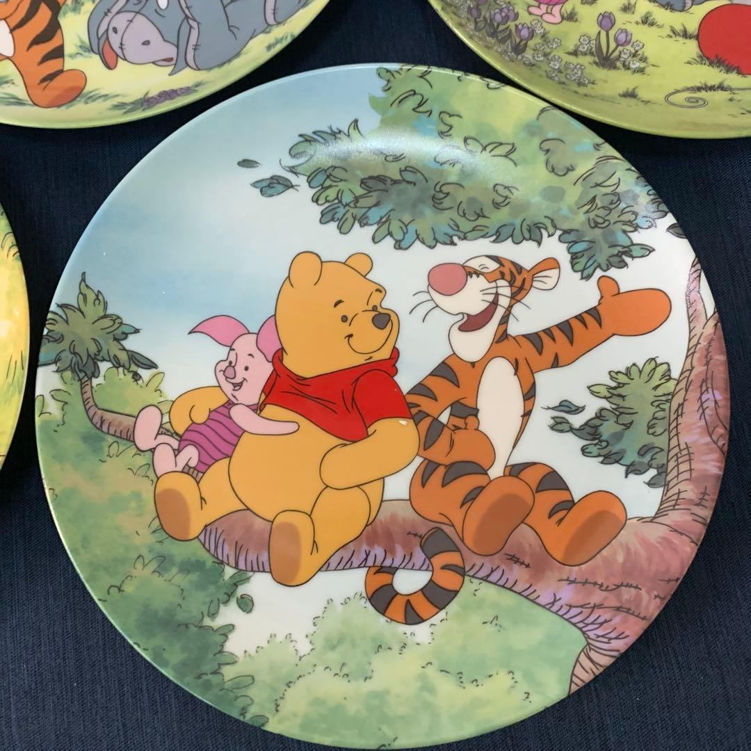 【鑑定書付き7枚セット】 Disney くまのプーさん コレクターズプレート