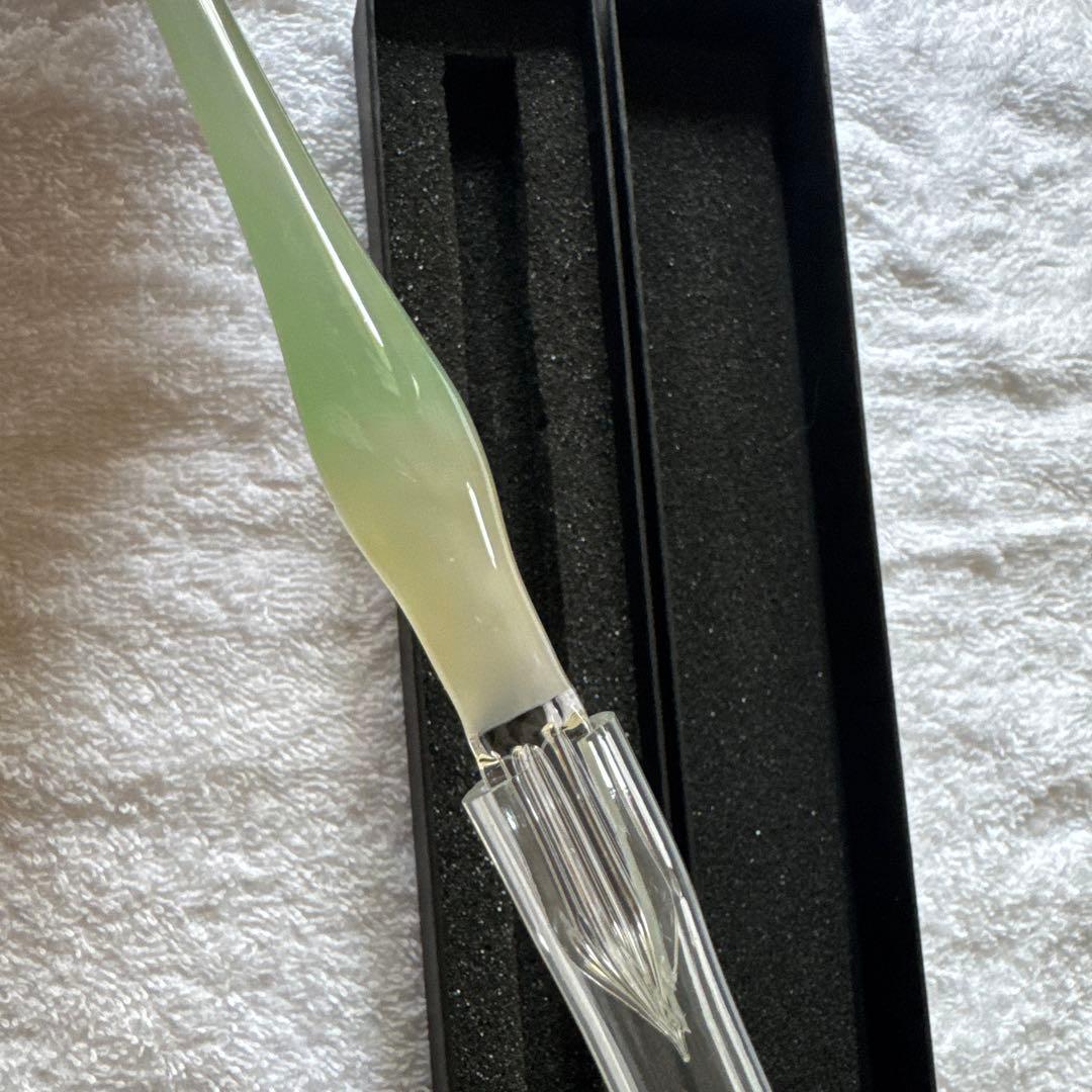 aun ガラスペン 灯す　クリプトナイトM(新品未使用）