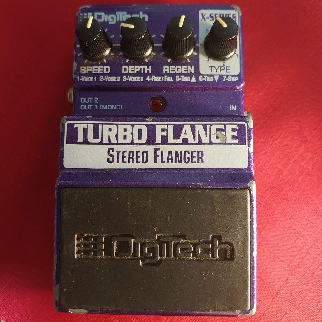 ギター digitech turbo flange stereo flanger