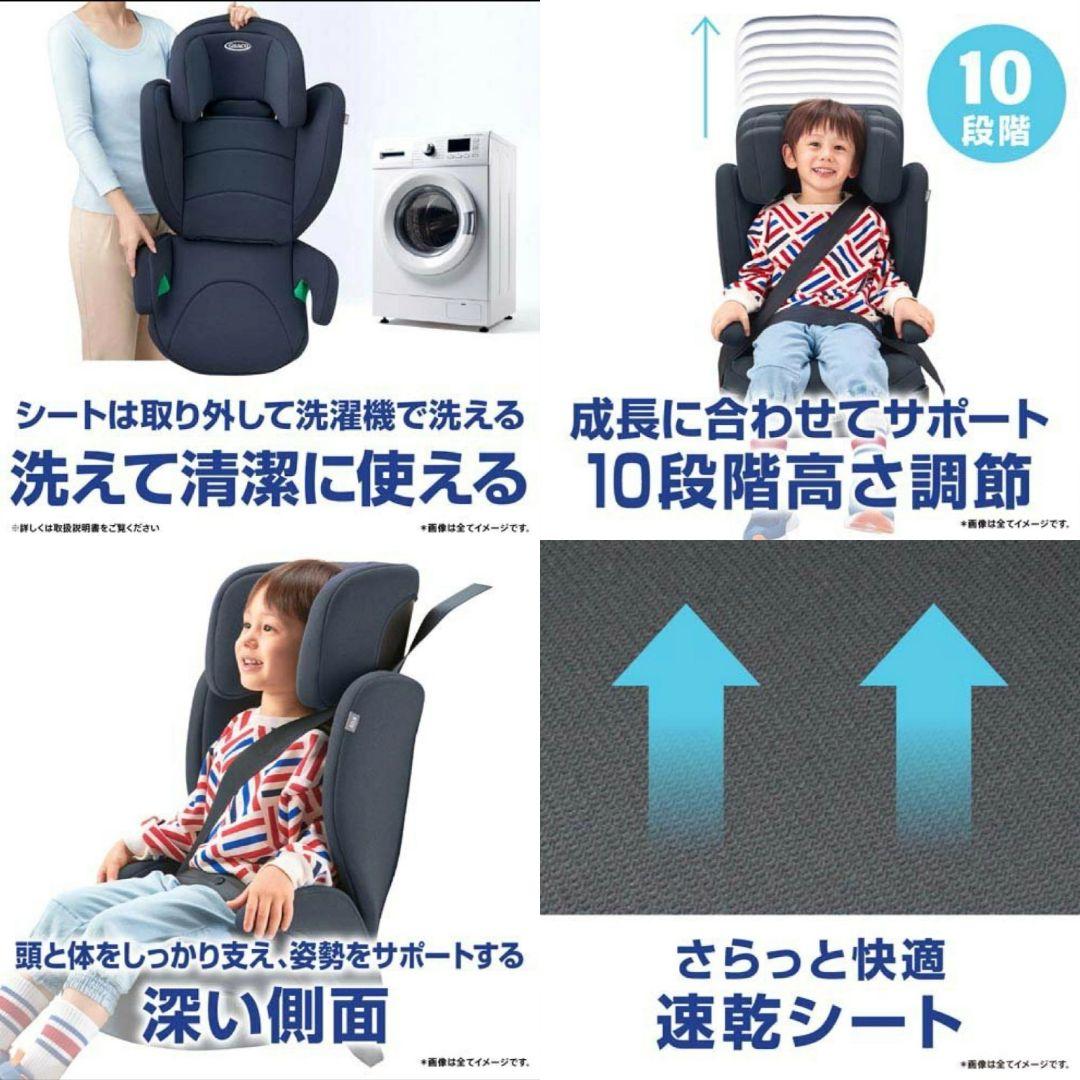 【送料無料】GRACO(グレコ) ジュニアシート ジュニアプラスネクスト カーキ