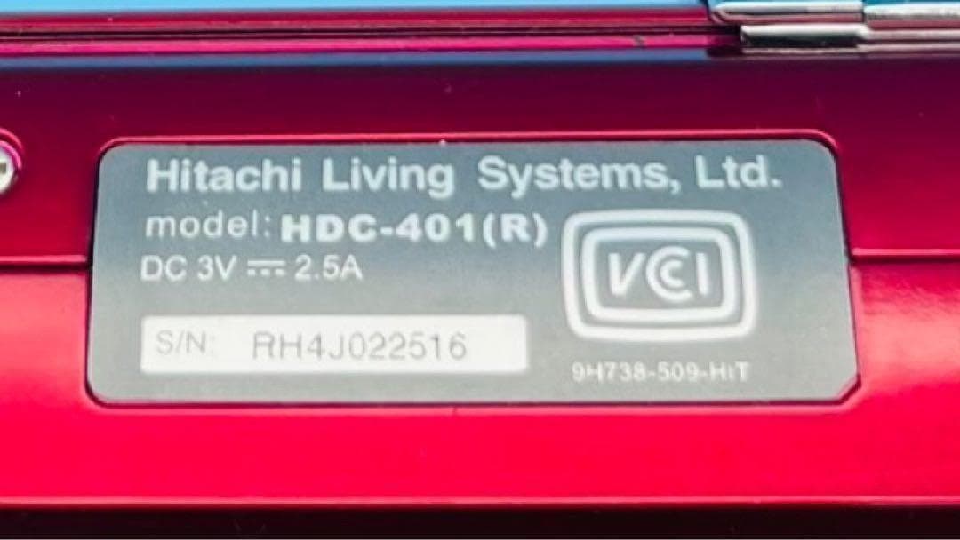 【動作確認済】HITACHI HDC-401 デジタルカメラ