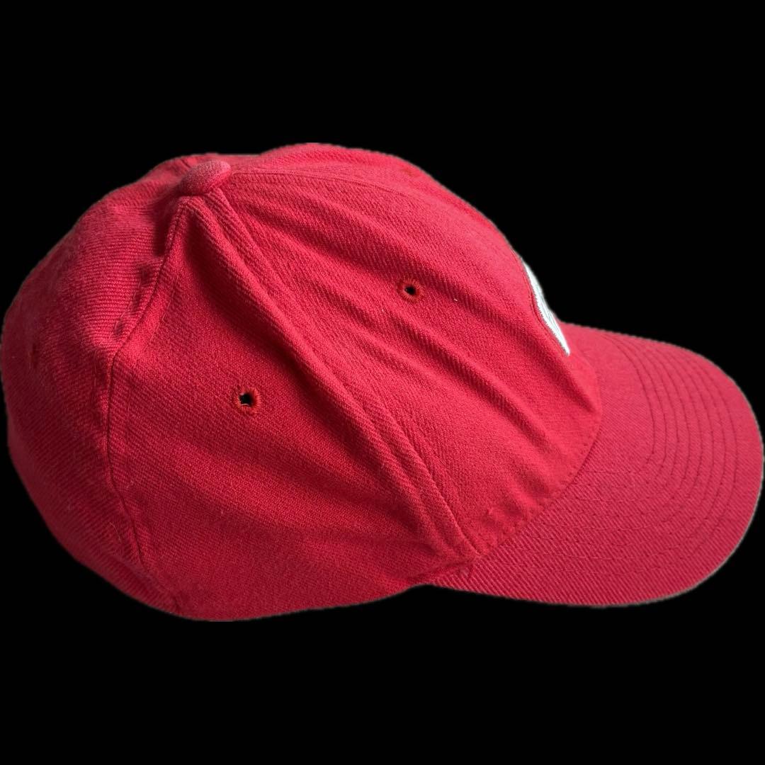 “SSリンク刺繍” old stussy 6パネルキャップ 白タグ USA製