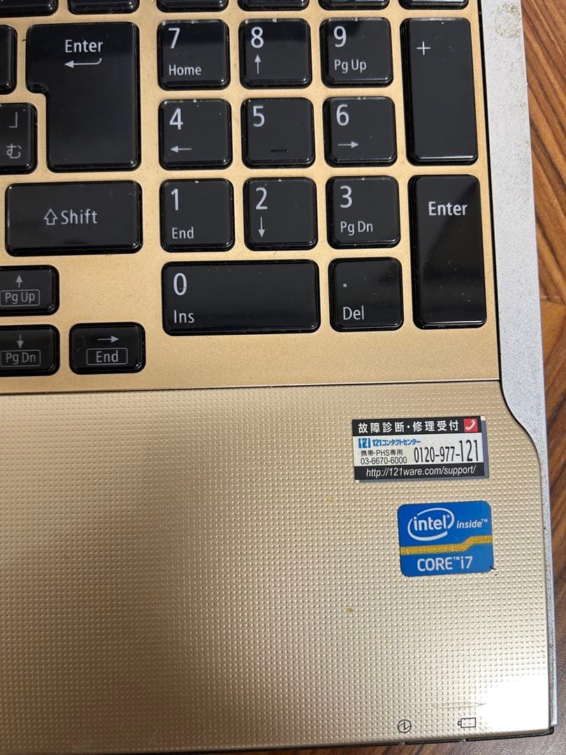 NEC LL750/J ゴールド ノートPC ジャンク品
