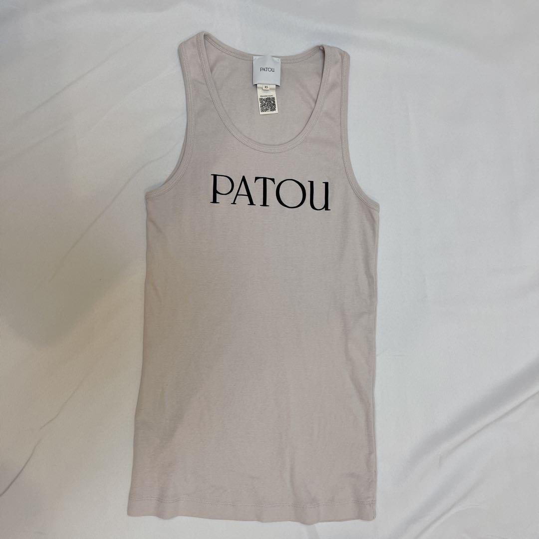【試着のみ 未使用品】PATOU ロゴ入り　タンクトップ　XSサイズ　ピンク