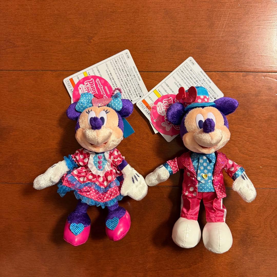パルパルーザ　ミニーのファンダーランド　ぬいぐるみバッチ　ミッキー&ミニーセット
