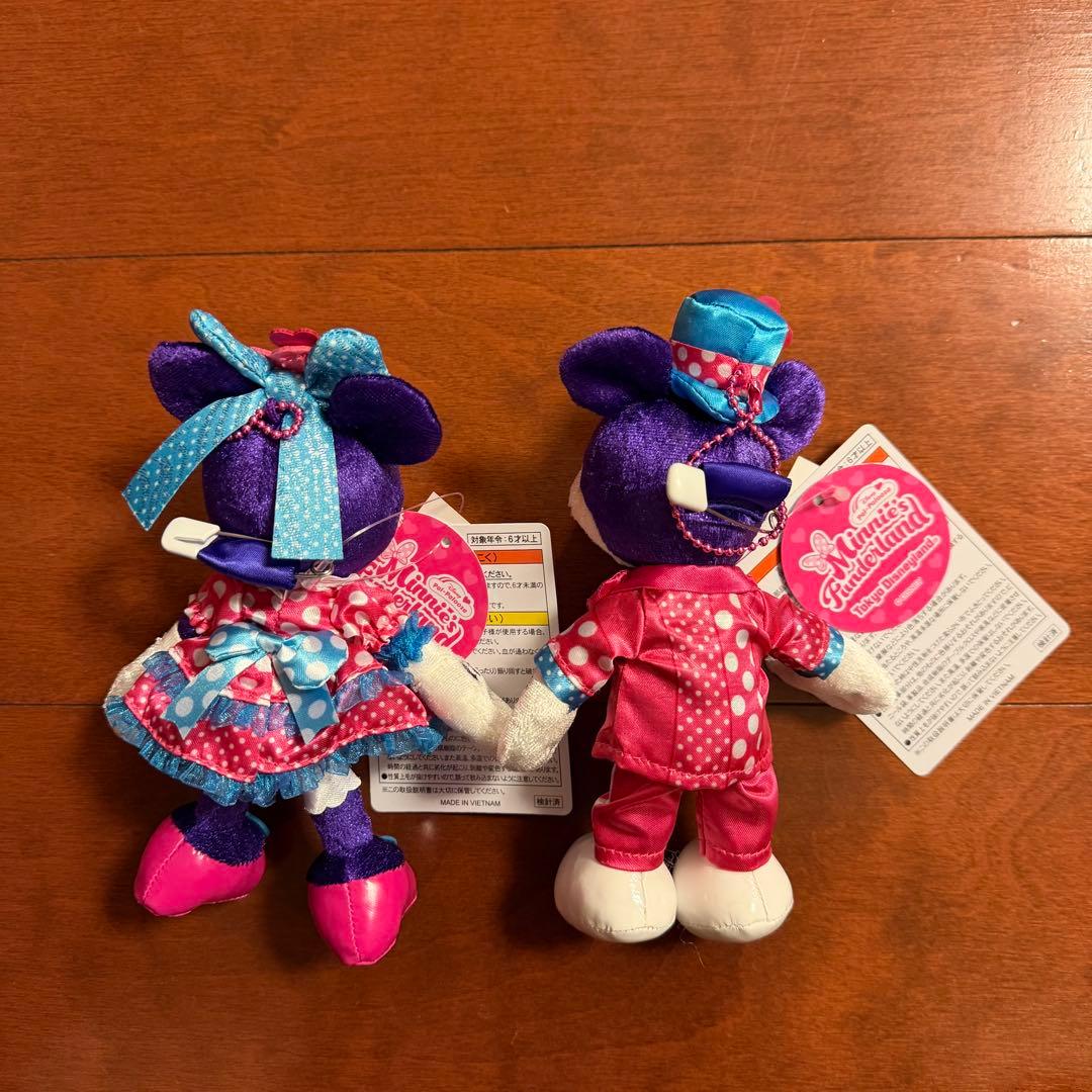 パルパルーザ　ミニーのファンダーランド　ぬいぐるみバッチ　ミッキー&ミニーセット