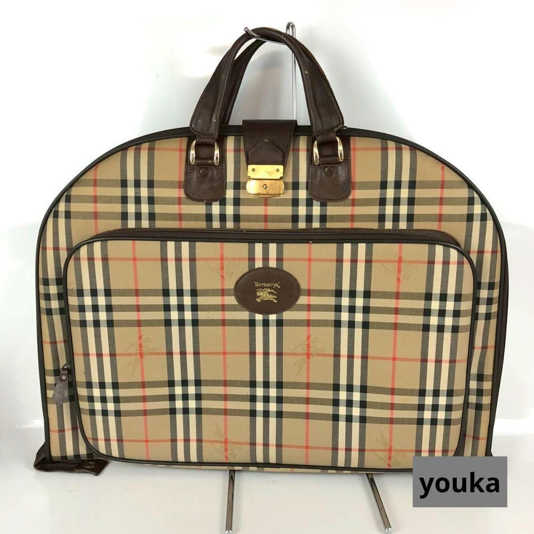 BURBERRY バーバリー ノバチェック ガーメントケース メンズ ブランド