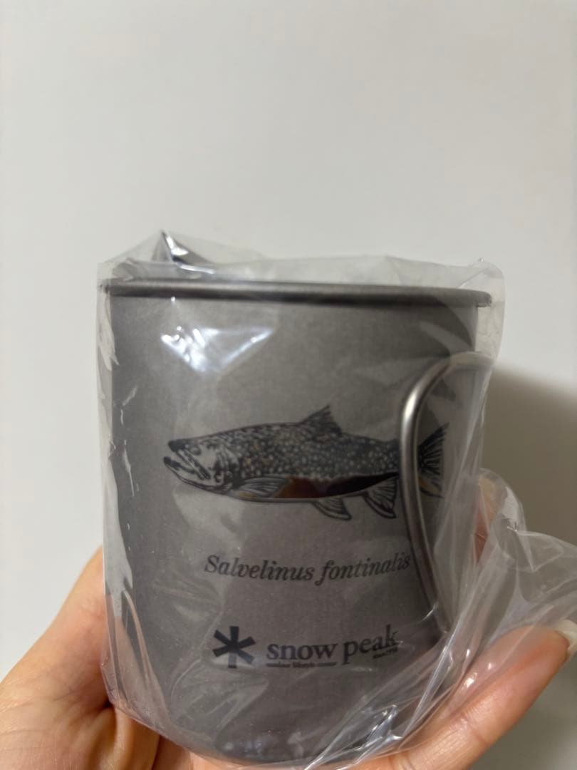 WILD-1 スノーピーク チタンマグ 300 ブルックトラウト 中禅寺湖
