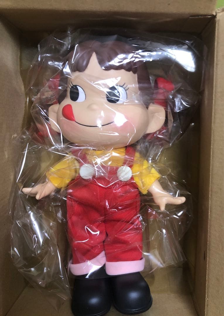 不二家のペコちゃん キャラクター人形 当選品！非売品！当時物！