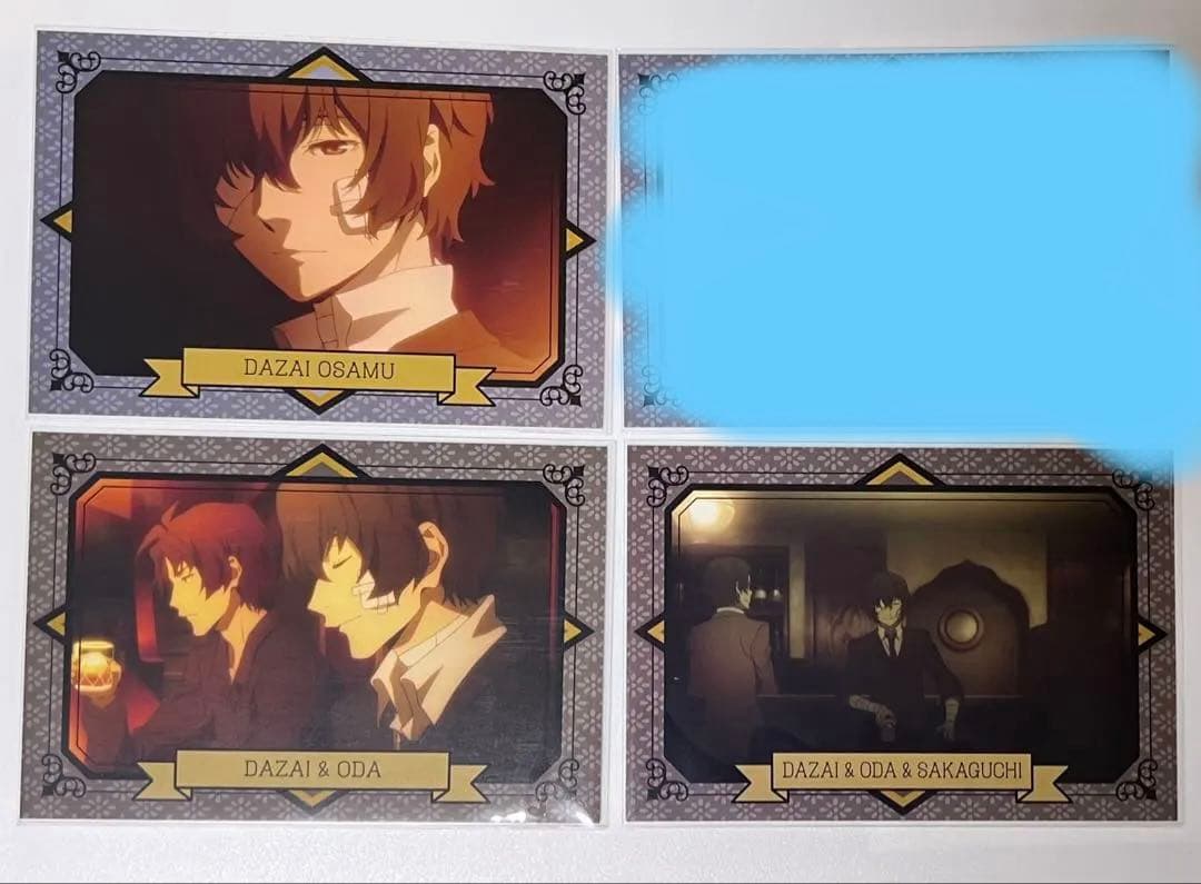 文豪ストレイドッグス　太宰治　中原中也　織田作之助　坂本安吾　ポストカードセット