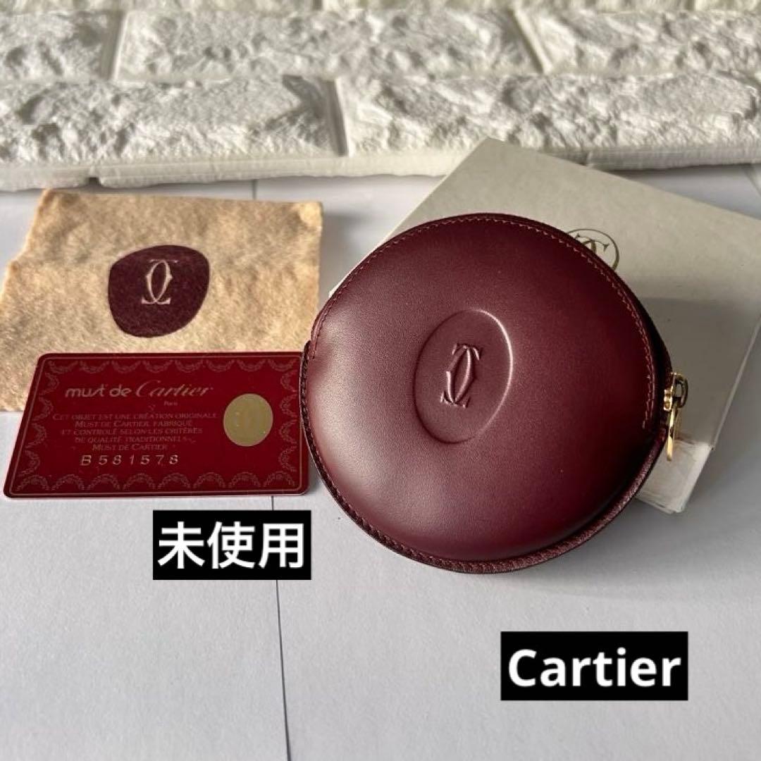Cartier カルティエ バーガンディレザー ケース